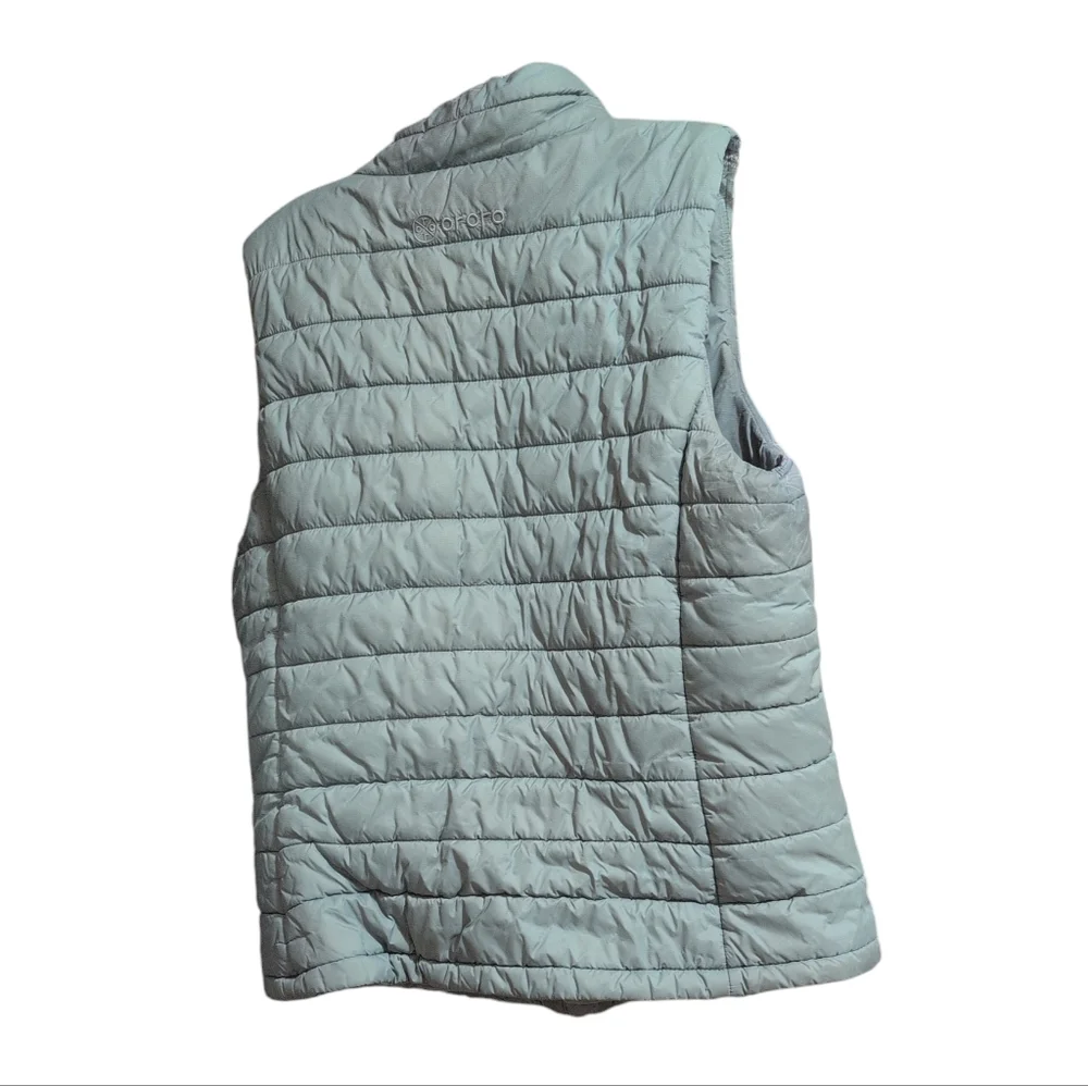 ORORO Men’s Heated Puffer Vest Medium Gray Full Zip Insulated NO Battery - Picture 2 of 8